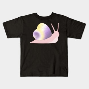 NB Pride Love Heart Snail Kids T-Shirt